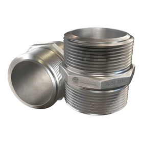 Ниппель двойной НР/НР AISI 304