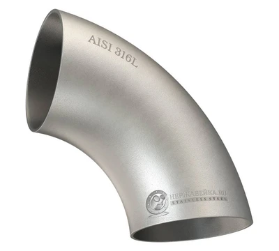 Отвод нержавеющий AISI 316L 33,7х2,0
