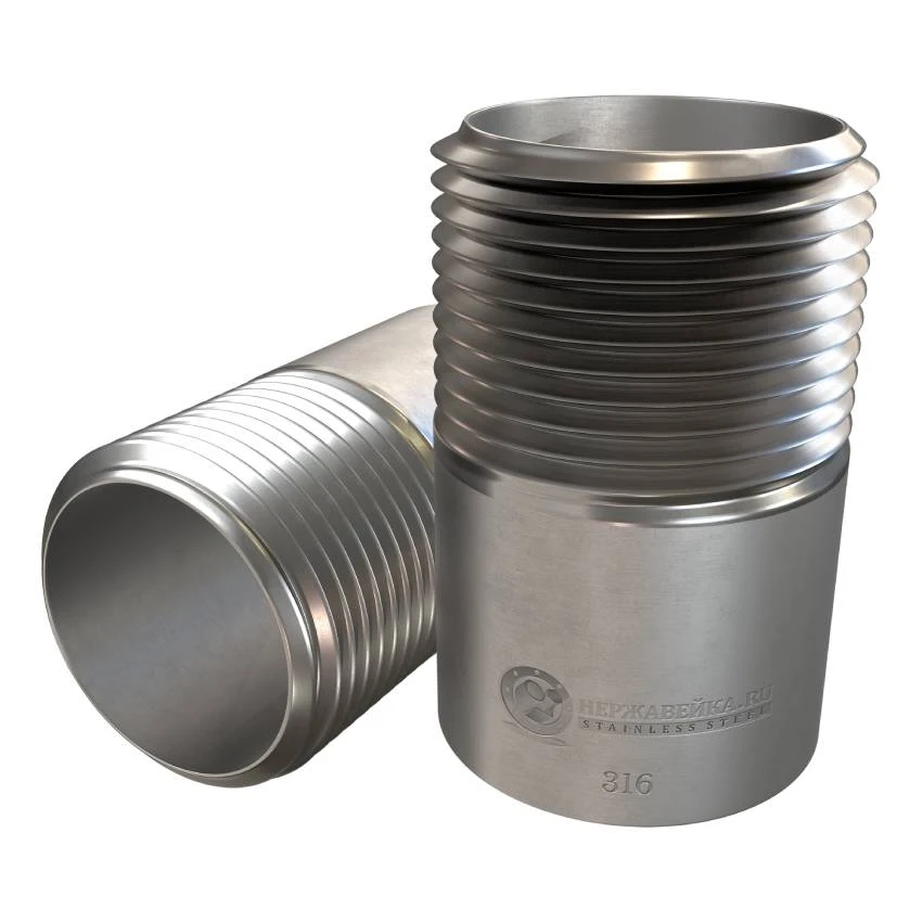 Ниппель приварной DN 80 (88,9мм) AISI 316