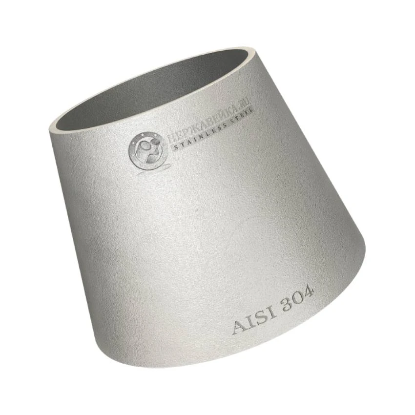 Переход нержавеющий AISI 304/304L 108,0/50,8х3,0 эксцентрический