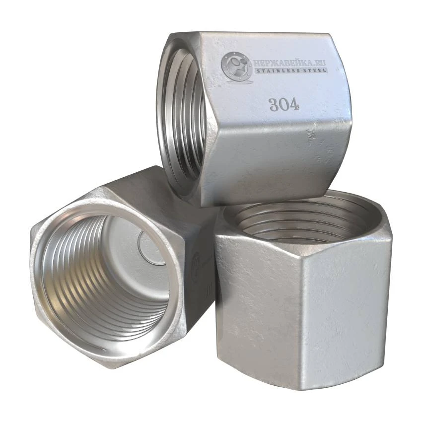 Заглушка вр "колпачок" DN20 (26,9 мм) АISI 304