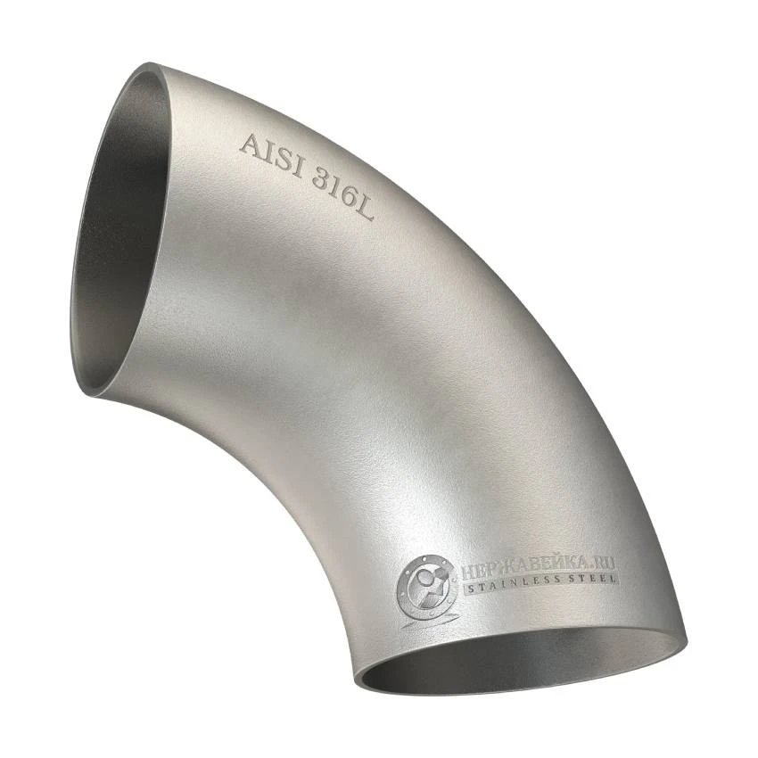 Отвод нержавеющий AISI 316L 32х2