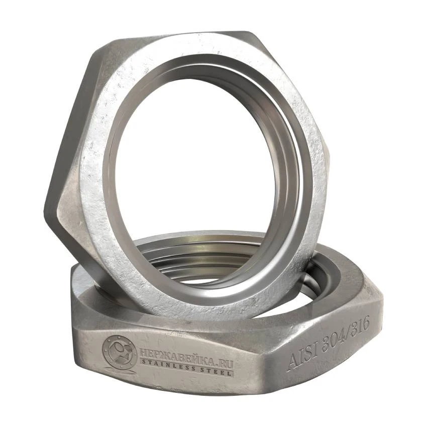 Контргайка DN40 (48,3 мм) AISI 316