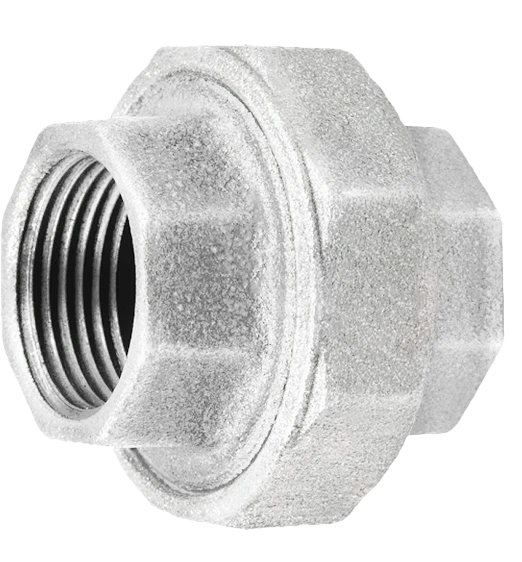 Муфта американка ВР/ВР DN 15 (21,3 мм) 1/2 дюйма чугунная оцинкованная