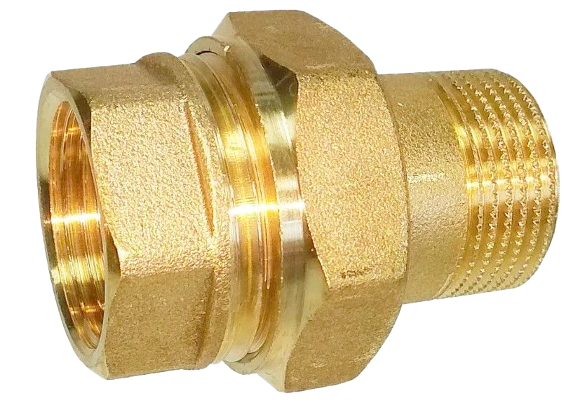 Муфта американка НР/ВР DN 32 (42,4 мм) 1 1/4 дюйма латунь