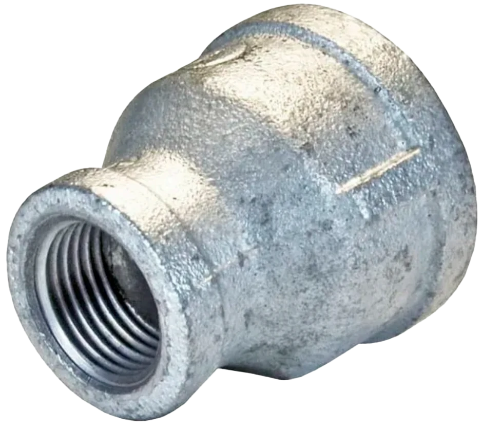Муфта переходная чугунная оцинкованная 2 на 3/4 дюйма