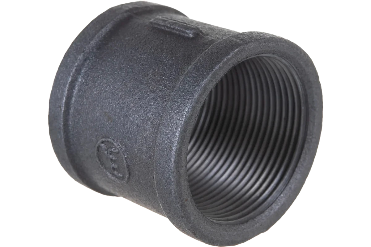 Муфта соединительная чугунная DN 32 (42,4 мм) 1 1/4 дюйма ГОСТ 8954