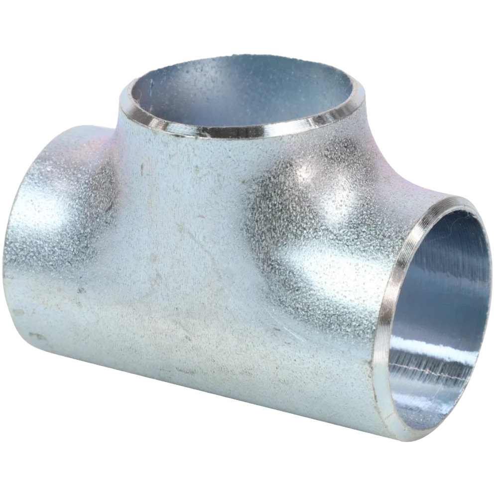 Тройник приварной стальной оцинкованный 76 х 6 ГОСТ 17376