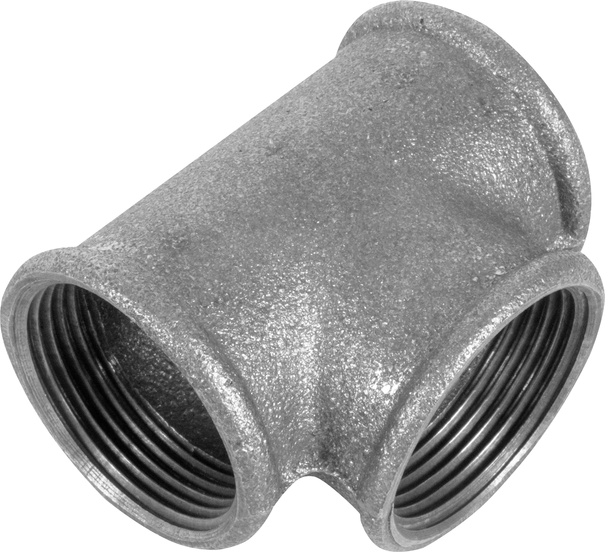 Тройник резьбовой чугунный оцинкованный DN 20 (26,9 мм) 3/4 дюйма