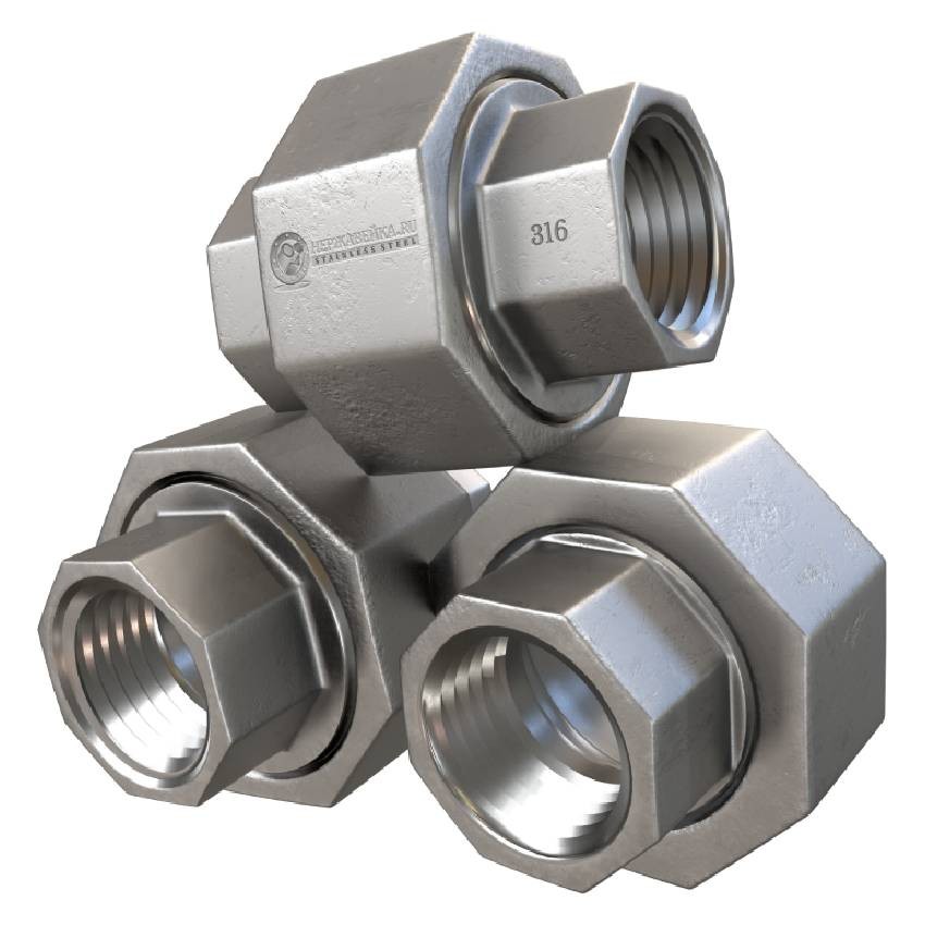 Американка вр/вр DN 50 (60,3 мм) AISI 316