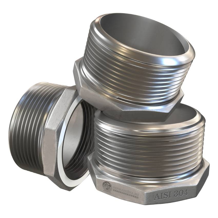 Футорка 3/4"х1/2" AISI304