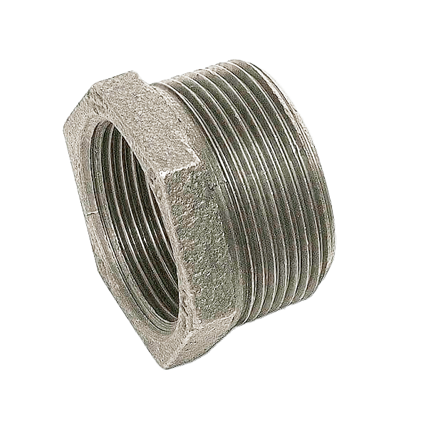 Футорка чугунная оцинкованная DN 65 х DN 50 (2 1/2 х 2 дюйма)