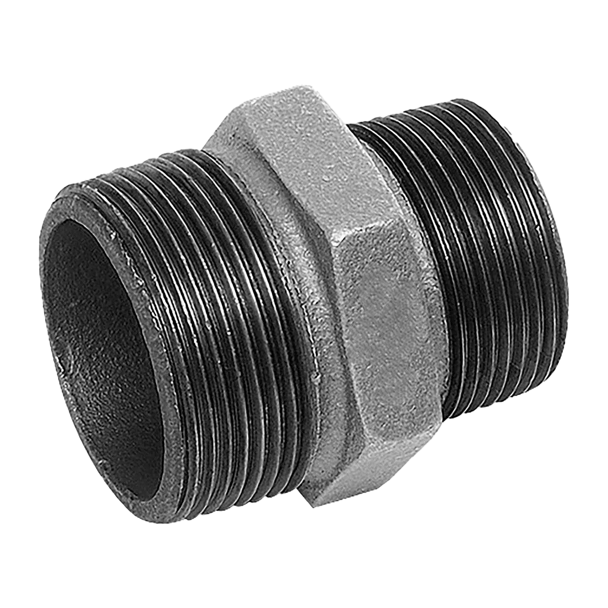 Ниппель двойной чугунный