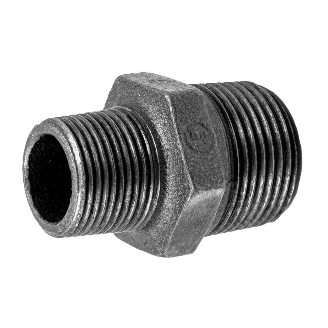 Ниппели переходные чугун, оцинк.