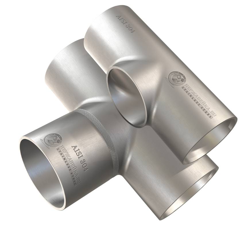Тройник нержавеющий AISI 304/304L  21,3х2,0