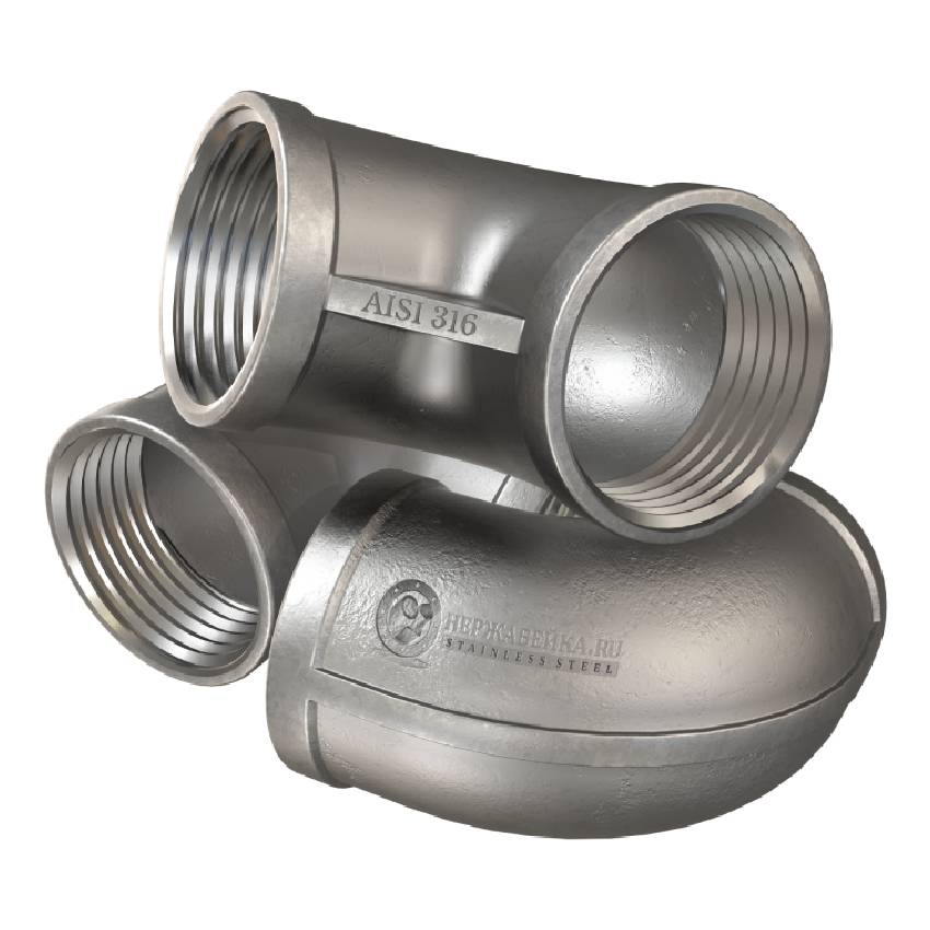 Изображение категории Отводы резьбовые ВР/ВР AISI 316