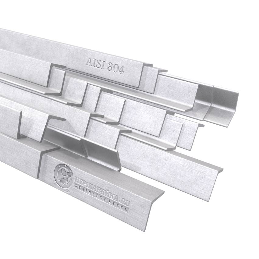 Уголок нержавеющий AISI 304 100х75х9