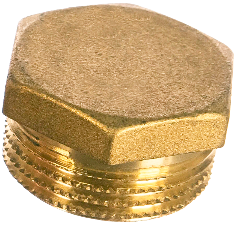 Заглушка колпачок НР латунь DN 32 (42,4 мм) 1 1/4 дюйма AISI304