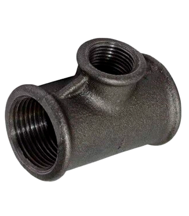 Тройник резьбовой переходной чугунный DN 50 х DN 40 (2 на 1 1/2 дюйма)