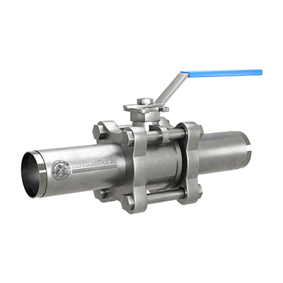 Кран шаровой прив.  DN10 (17,2мм) AISI 304