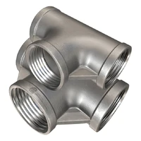Тройник резьбовой DN32 (42,4мм)  AISI 316