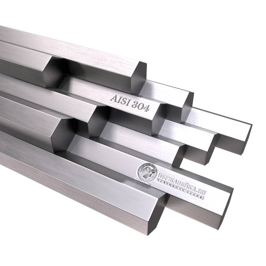 Шестигранник нержавеющий AISI 304  14,0мм