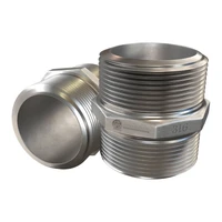 Двойной ниппель нр/нр DN 20 (26,9мм)  AISI 316