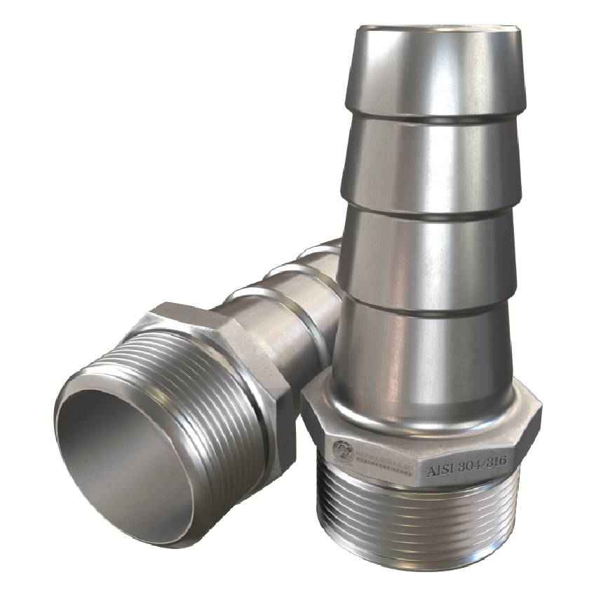 Изображение категории Штуцер "Ёлочка" AISI 304/316