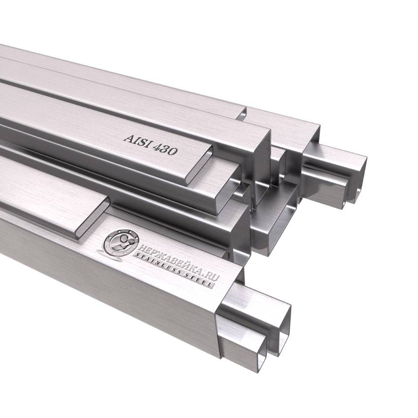 Труба нержавеющая AISI 430 60х40х2