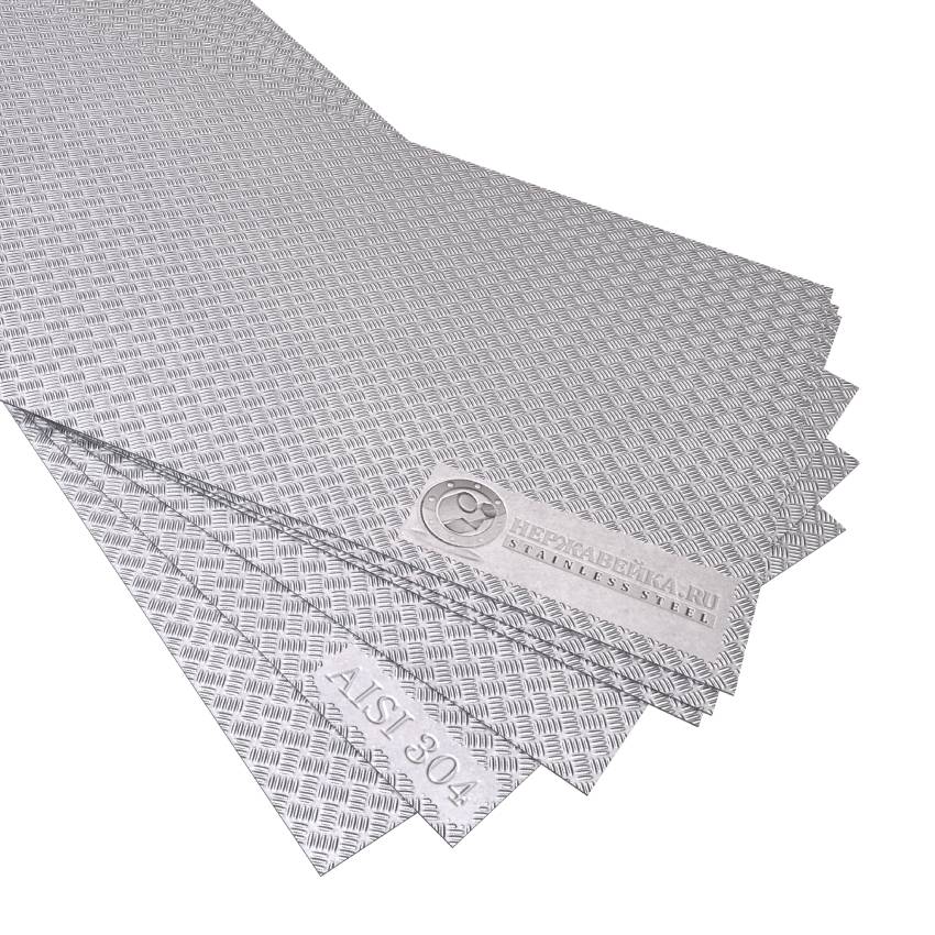 Лист нержавеющий 1,5х1250х2500 Deco16 AISI 304 шт