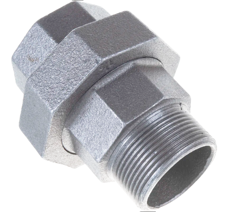 Муфта американка НР/ВР DN 32 (42,4 мм) 1 1/4 дюйма чугунная оцинкованная